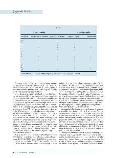 Analgesia durante el trabajo de parto y el parto vaginal