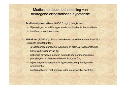 Orthostatische hypotensie bij Ouderen