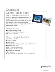 Creating a Coffee Table Book - Corel