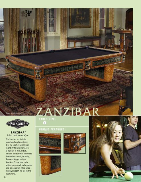 Brunswick Catalog - Brunswick Billiards