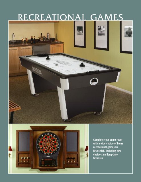 Brunswick Catalog - Brunswick Billiards