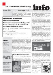 SPD-Ortsverein Ahrensburg - SPD Stormarn