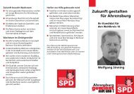 Zukunft gestalten für Ahrensburg - SPD Stormarn