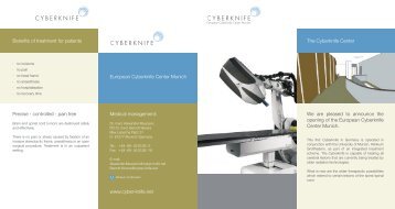 European Cyberknife Center Munich Medical management: www ...