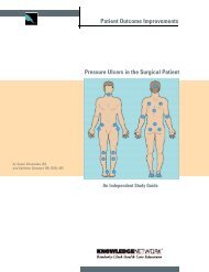 Pressure Ulcers in the Surgical Patient - Healthcare Associated ...