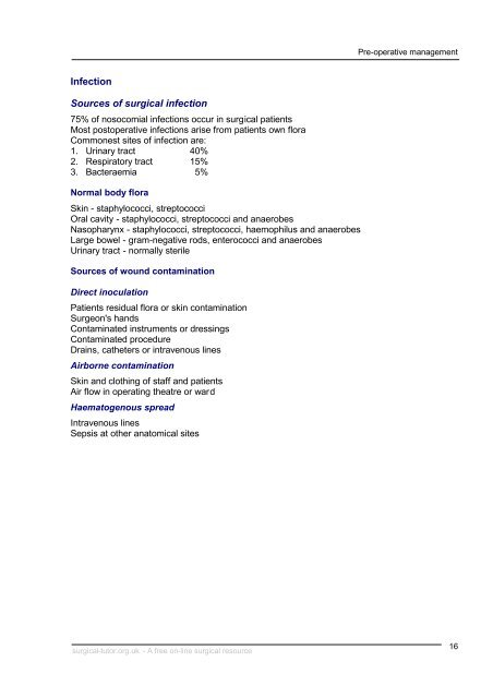 Postgraduate Surgical Revision Notes - SASSiT