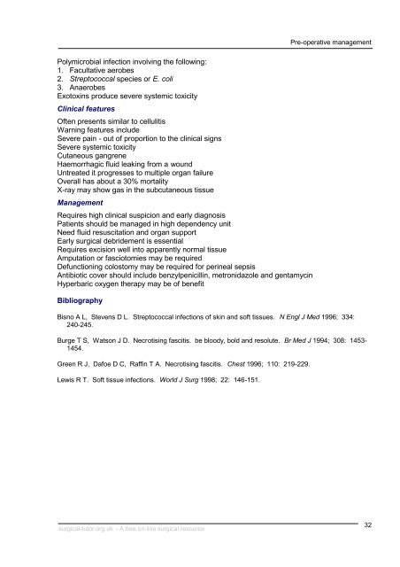 Postgraduate Surgical Revision Notes - SASSiT