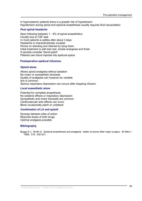 Postgraduate Surgical Revision Notes - SASSiT