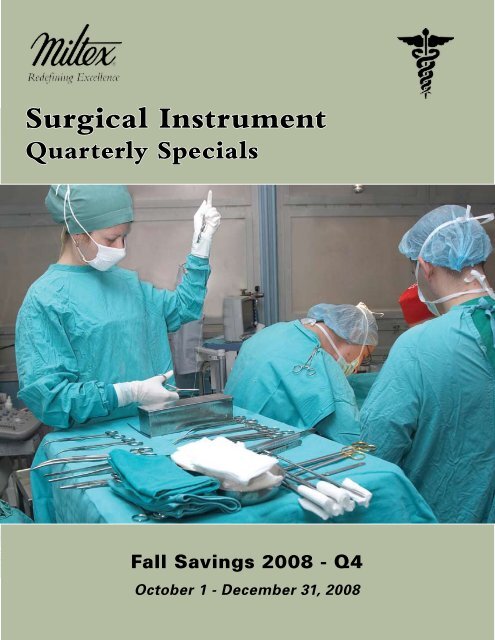 Surgical Instrument Quarterly Specials - Delasco