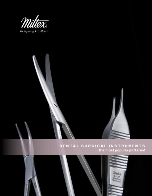 Dental Surgical inStrumentS ...the most popular ... - Integra Miltex