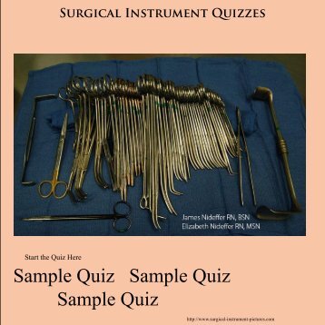 Sample Quiz Sample Quiz Sample Quiz - Pictures of Surgical ...