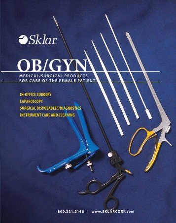 OB/GYN Catalog - Sklar Surgical Instruments