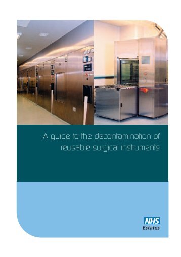A guide to the decontamination of reusable surgical instruments