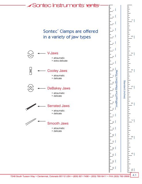 Thoracic Cardiovascular Surgical Instrumentation - Sontec Instruments