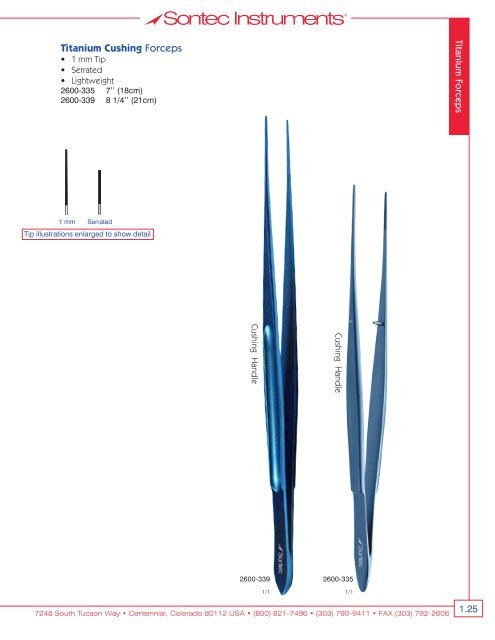 Thoracic Cardiovascular Surgical Instrumentation - Sontec Instruments