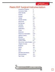 Plastic/ENT Surgical Instrumentation - Sontec Instruments