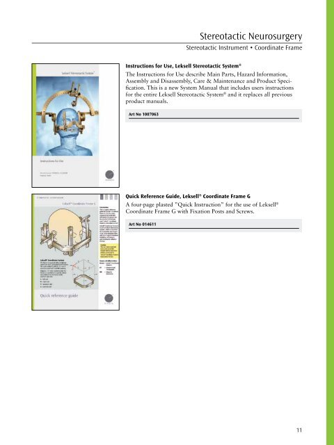 Intra-operatIve ImagIng Stereotactic NeuroSurgery ELEKTA ... - Rta