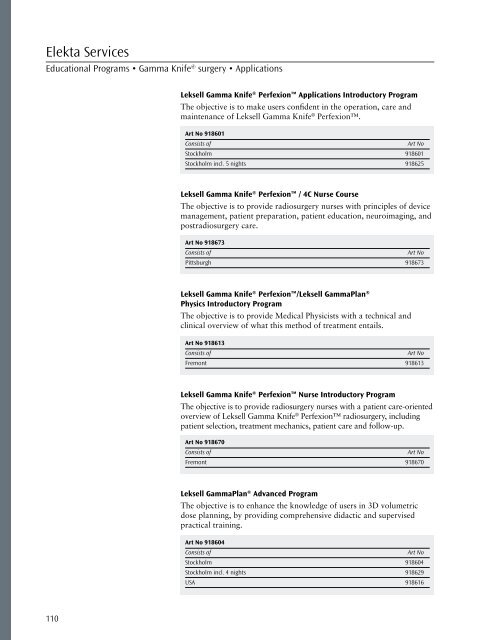 Intra-operatIve ImagIng Stereotactic NeuroSurgery ELEKTA ... - Rta