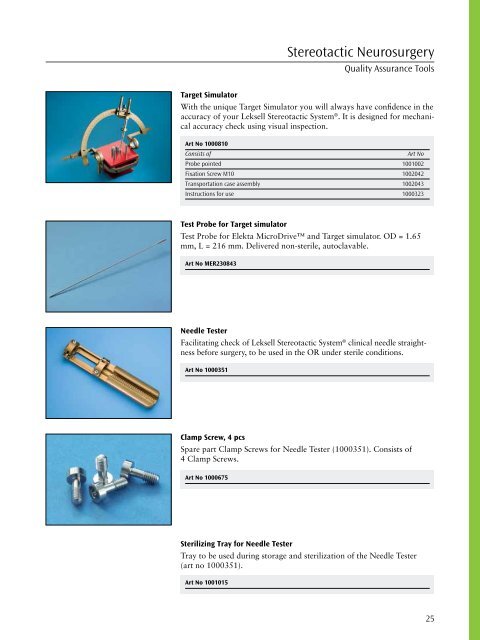 Intra-operatIve ImagIng Stereotactic NeuroSurgery ELEKTA ... - Rta