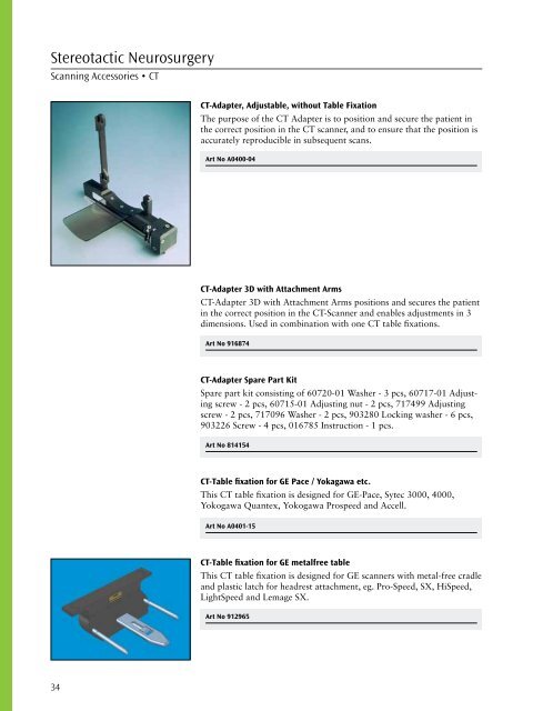 Intra-operatIve ImagIng Stereotactic NeuroSurgery ELEKTA ... - Rta