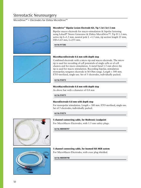 Intra-operatIve ImagIng Stereotactic NeuroSurgery ELEKTA ... - Rta