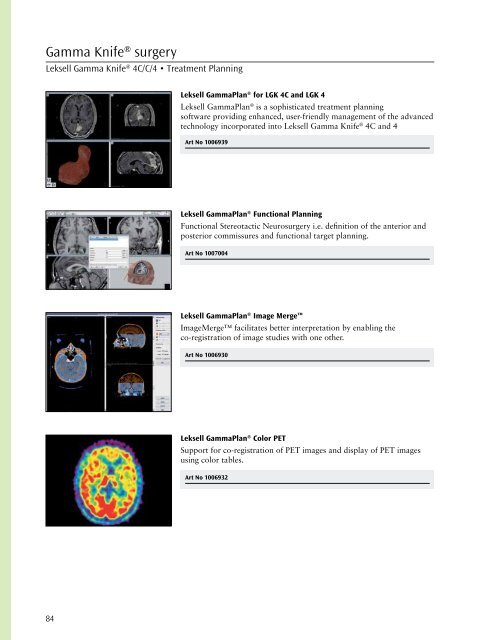 Intra-operatIve ImagIng Stereotactic NeuroSurgery ELEKTA ... - Rta