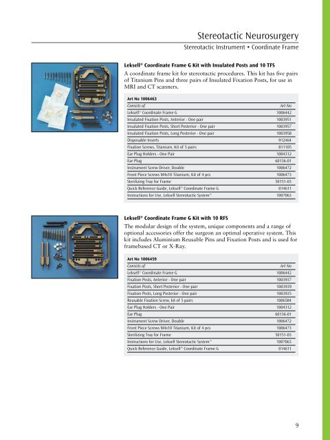 Intra-operatIve ImagIng Stereotactic NeuroSurgery ELEKTA ... - Rta