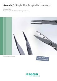 Aesculap® Single Use Surgical Instruments - B. Braun Medical AS