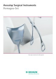 Aesculap® Single Use Surgical Instruments - B. Braun Medical AS