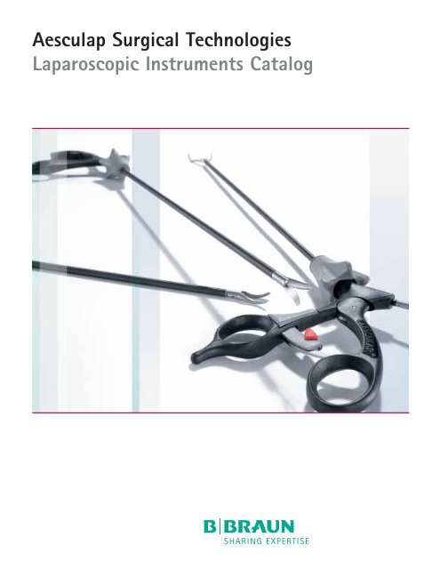 Aesculap Surgical Technologies Laparoscopic Instruments Catalog