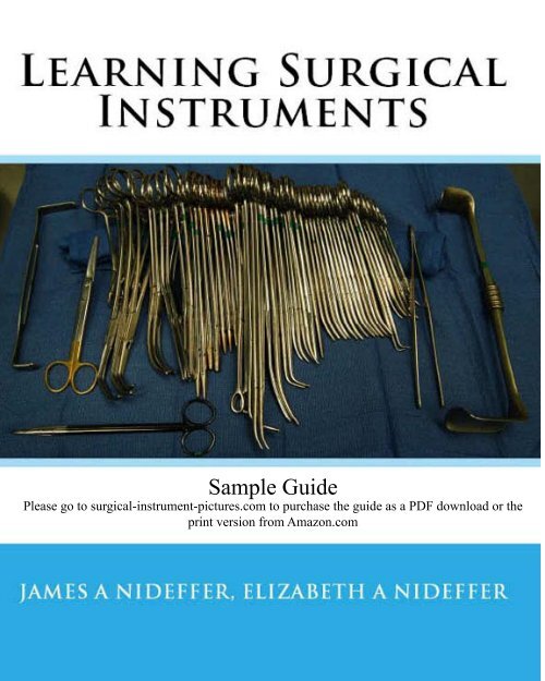 Sample Guide Pictures of Surgical Instruments