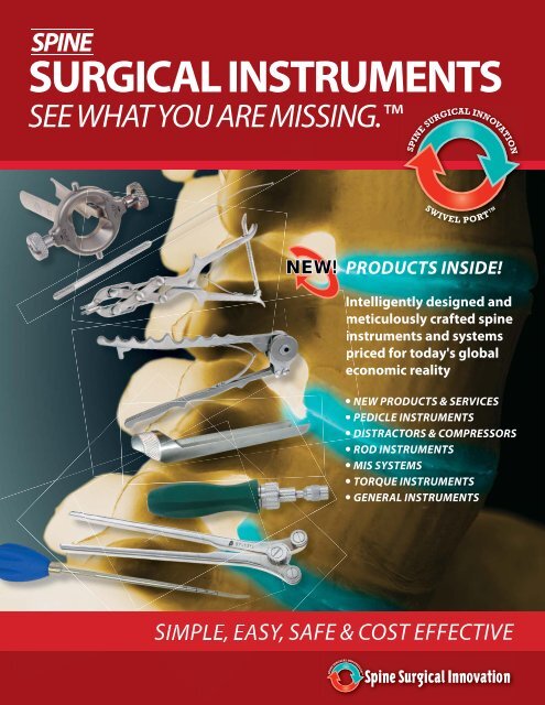 SURGICAL INSTRUMENTS - Spine Surgical Innovations