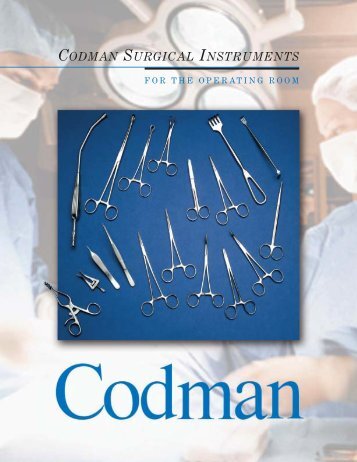 Codman Surgical Instruments Brochure