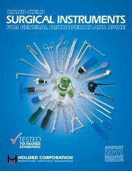 SURGICAL INSTRUMENTS - Holmed Corporation