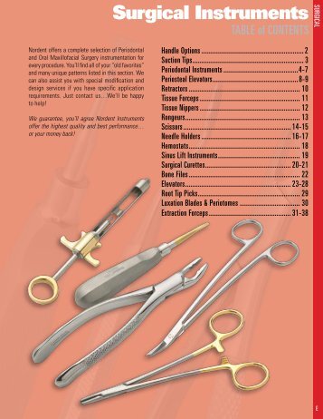 Surgical Instruments - Nordent
