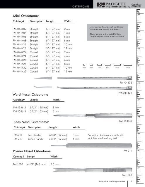 Padgett Catalog - Integra Miltex