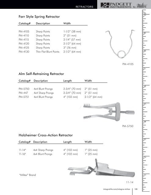 Padgett Catalog - Integra Miltex