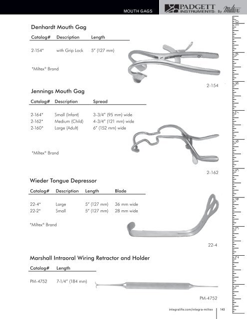 Padgett Catalog - Integra Miltex