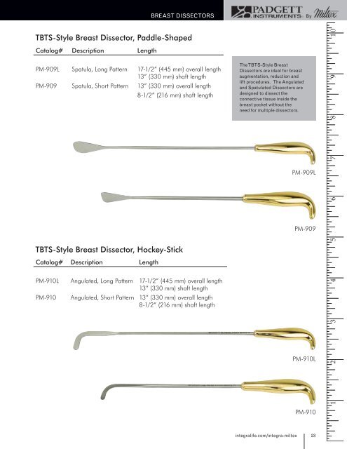 Padgett Catalog - Integra Miltex