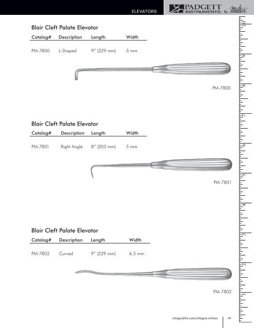 Padgett Catalog - Integra Miltex