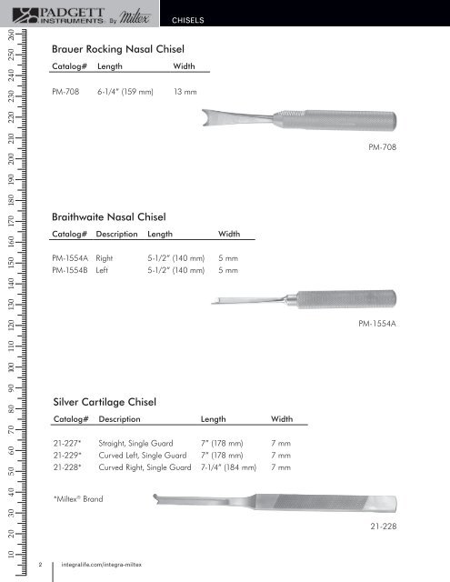 Padgett Catalog - Integra Miltex