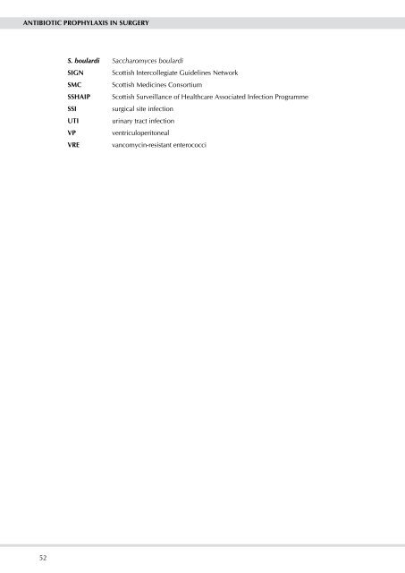 Antibiotic prophylaxis in surgery. (SIGN Guideline No 104)