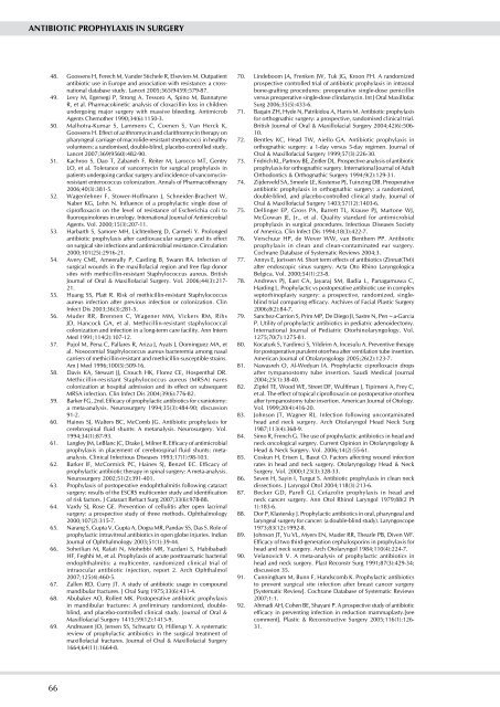 Antibiotic prophylaxis in surgery. (SIGN Guideline No 104)