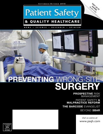 Prevent Wrong-Site Surgery. - ECRI