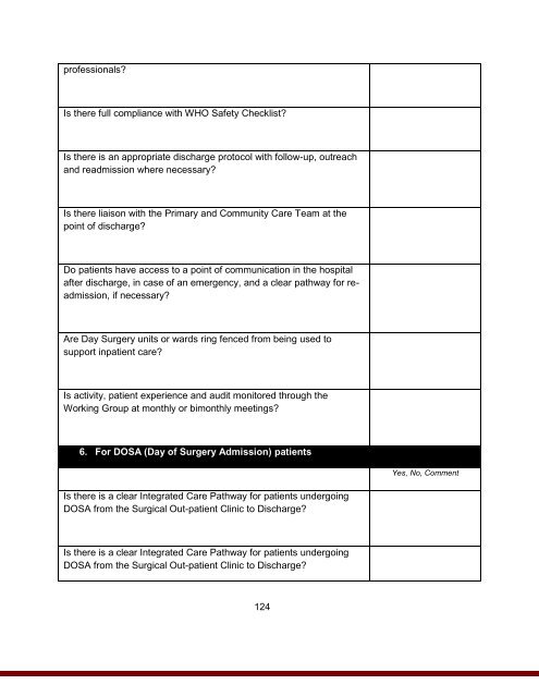 Elective Surgery Programme Implementation Support Guide