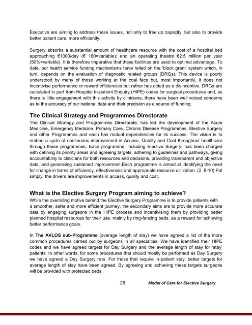 Elective Surgery Programme Implementation Support Guide