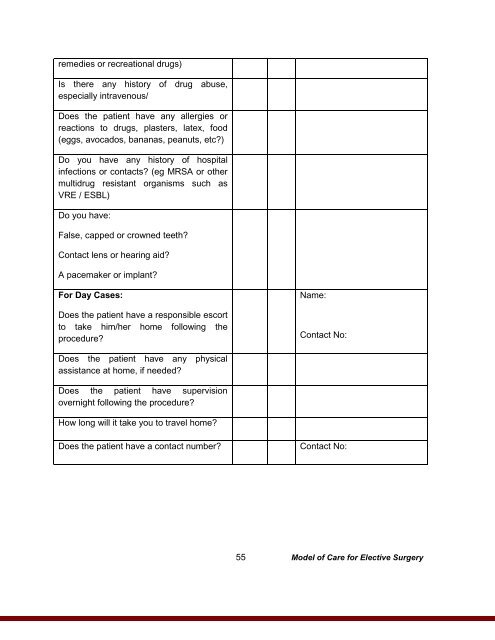 Elective Surgery Programme Implementation Support Guide