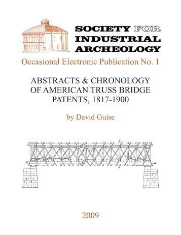 Occasional Electronic Publication No. 1 - Society for Industrial ...