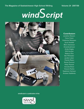 Windscript Volume 24, 2007-2008 - Saskatchewan Writers' Guild