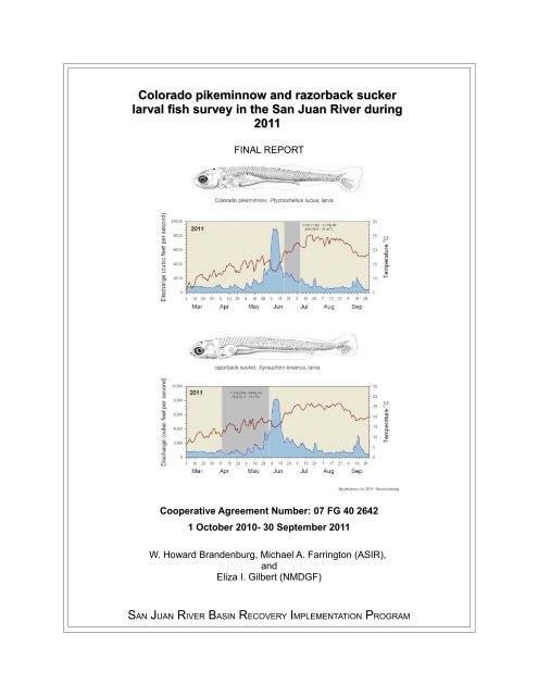 Colorado pikeminnow and razorback sucker larval fish surveys